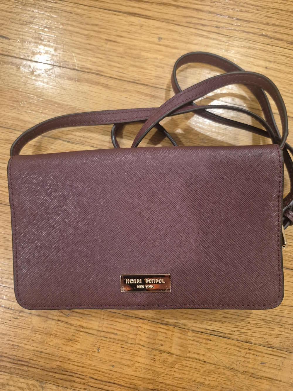 henri bendel Burgandy Crossbody Bag